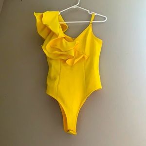 Yellow Bodysuit
